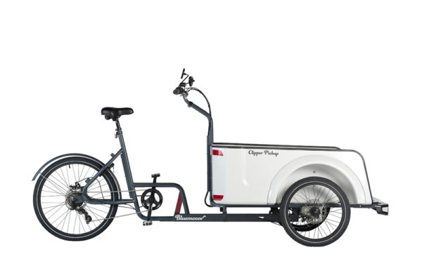 Vélo cargo triporteur mécanique, caisson ABS, Clipper Pickup