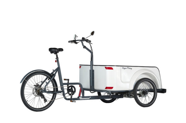 Vélo cargo triporteur mécanique, caisson ABS, Clipper Pickup