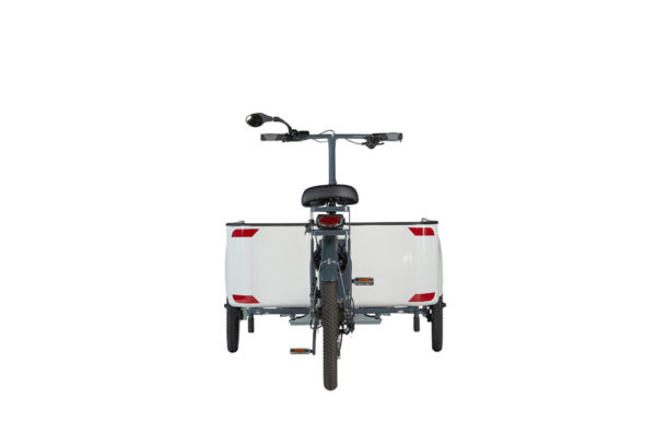 Vélo cargo triporteur à assistance électrique, caisson ABS, Clipper Pickup