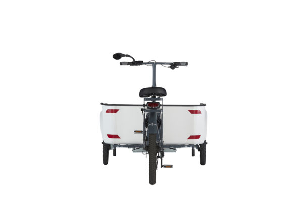 Vélo cargo triporteur à assistance électrique, caisson ABS, Clipper Pickup
