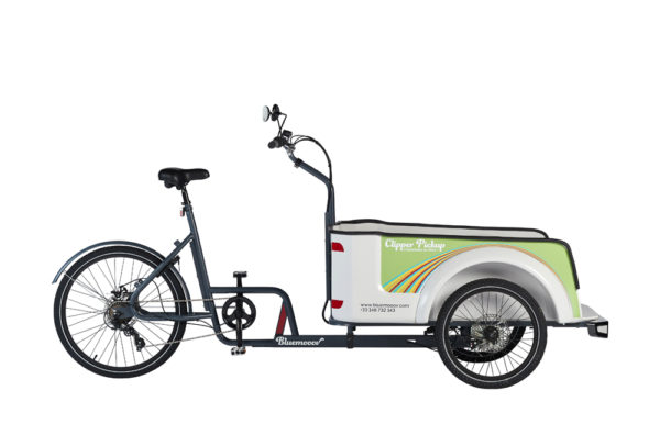 Vélo cargo triporteur mécanique, caisson ABS, Clipper Pickup