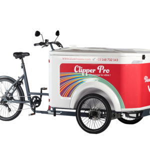 Vélo cargo triporteur mécanique, caisson ABS, Clipper Pro