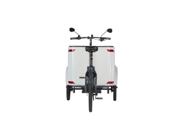Vélo cargo triporteur mécanique, caisson ABS, Ketch Open