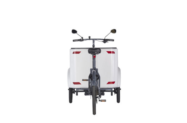 Vélo cargo triporteur mécanique, caisson ABS, Ketch Open