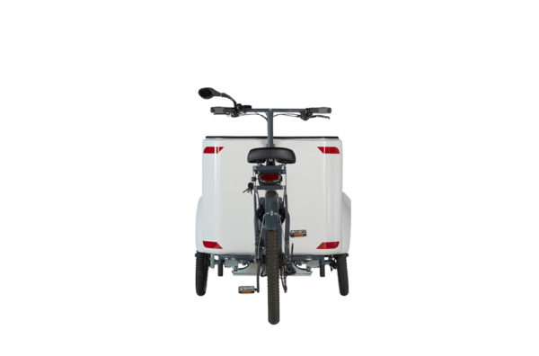 Vélo cargo triporteur à assistance électrique, caisson ABS, Ketch Open Shimano