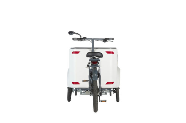 Vélo cargo triporteur à assistance électrique, caisson ABS, Ketch Open Shimano