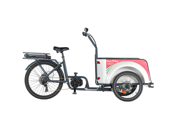 Vélo cargo triporteur à assistance électrique, caisson ABS, Ketch Pickup Shimano