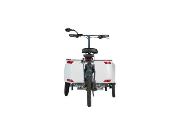 Vélo cargo triporteur à assistance électrique, caisson ABS, Ketch Pickup Shimano