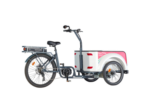 Vélo cargo triporteur à assistance électrique, caisson ABS, Ketch Pickup Shimano