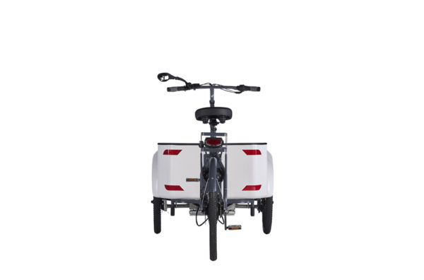 Vélo cargo triporteur à assistance électrique, caisson ABS, Ketch Pickup Enviolo