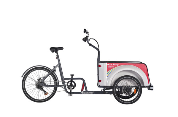 Vélo cargo triporteur mécanique, caisson ABS, Ketch Pickup