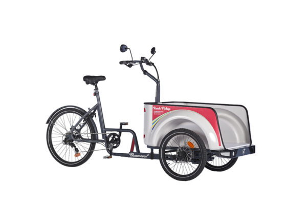Vélo cargo triporteur mécanique, caisson ABS, Ketch Pickup