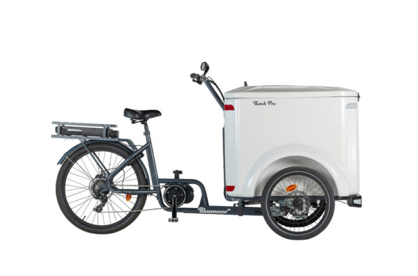 Vélo cargo triporteur à assistance électrique, caisson ABS, Ketch Pro Shimano