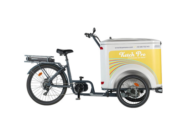 Vélo cargo triporteur à assistance électrique, caisson ABS, Ketch Pro Shimano