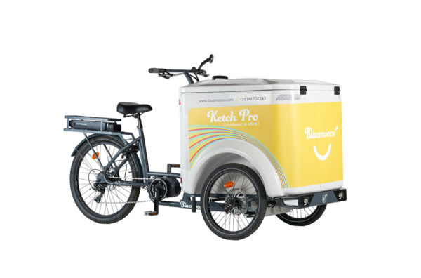 Vélo cargo triporteur à assistance électrique, caisson ABS, Ketch Pro Shimano