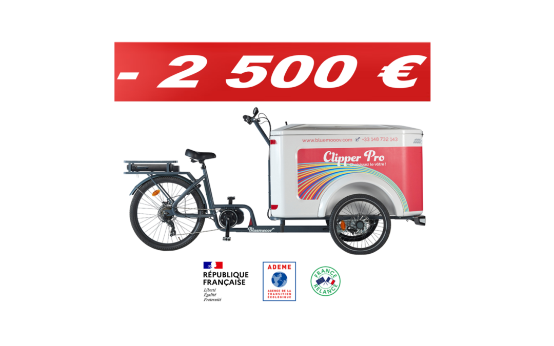 Prime Ademe velo cargo pour les professionnels