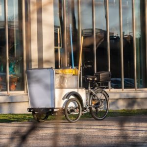 Vélo cargo triporteur à assistance électrique, Ketch Cleen Shimano