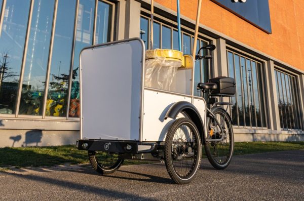 Vélo cargo triporteur à assistance électrique, Ketch Cleen Enviolo