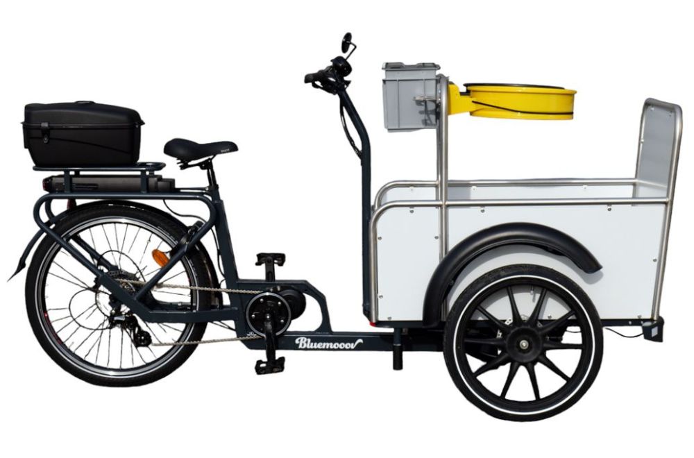 Vélo cargo triporteur à assistance électrique, Ketch Cleen 135