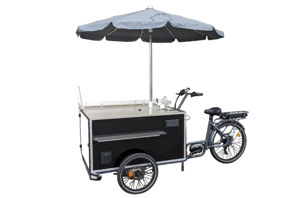 Vélo cargo triporteur à assistance électrique, Clipper Food