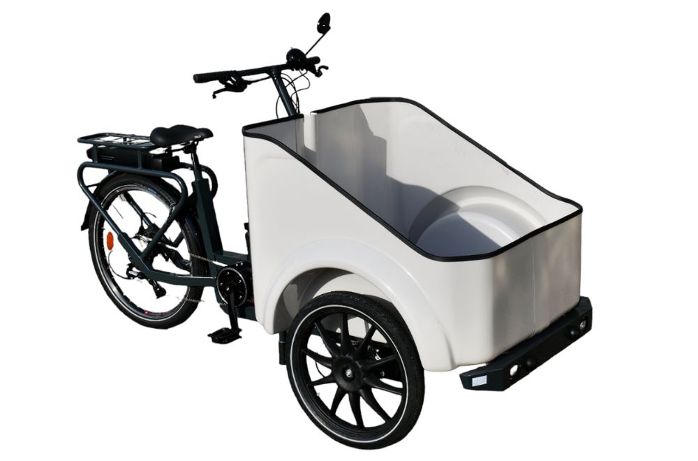 Vélo cargo triporteur à assistance électrique, Ketch Multi 135