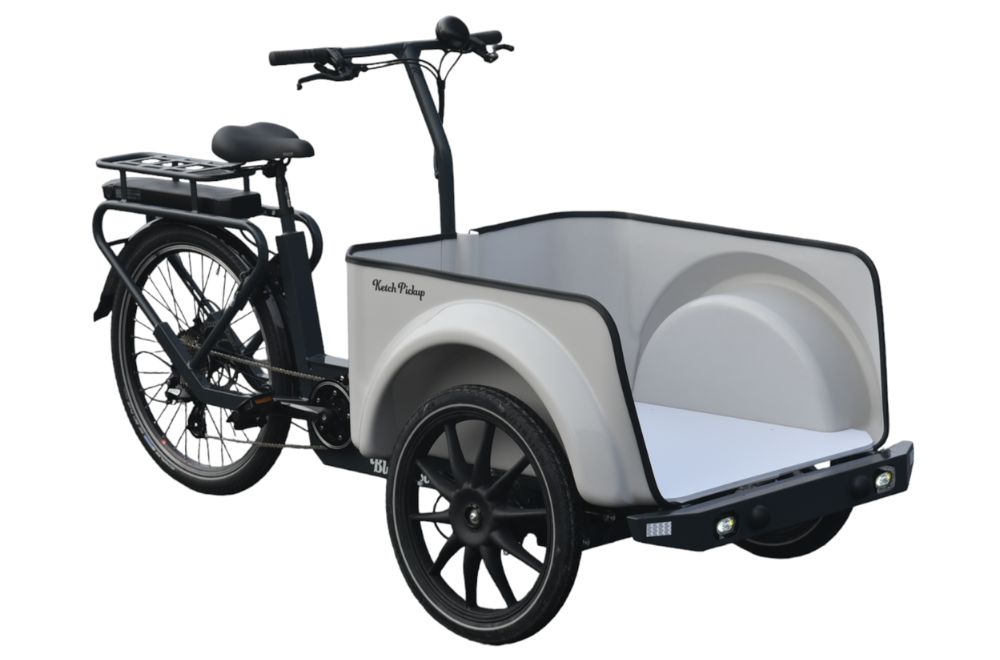 Vélo cargo triporteur à assistance électrique, Ketch Pickup 135